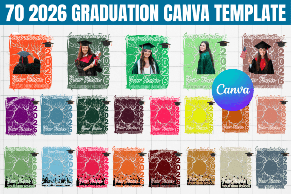 70 2026 Graduation Canva Template: Your Free Design Toolkit