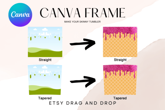 Canva Frame Drip Tumbler Template 20oz: A Practical Guide for Creators