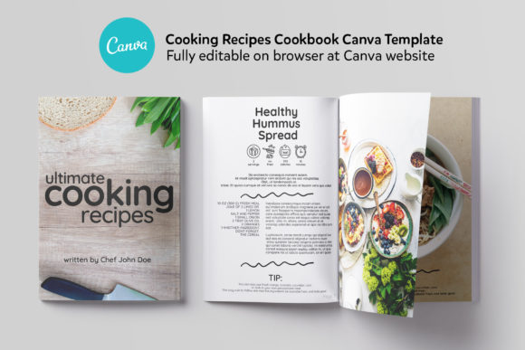 Cooking Cookbook Canva Template: Your Recipe for a Stunning Food Book