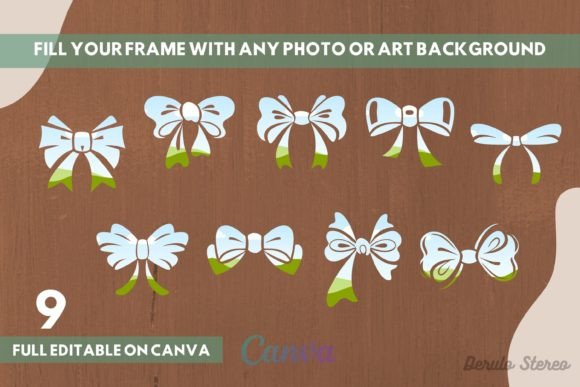 Cute Bow Canva Frame Template: A Designer's Shortcut to Polished Graphics