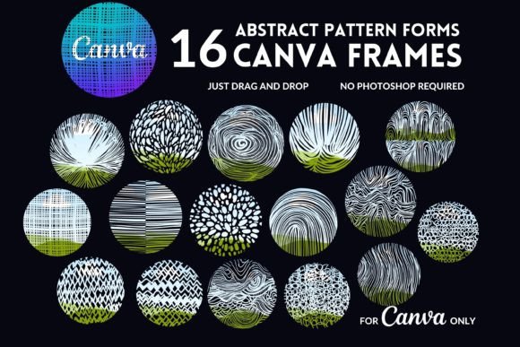 Elevate Your Brand with Editable Canva Circle Frames