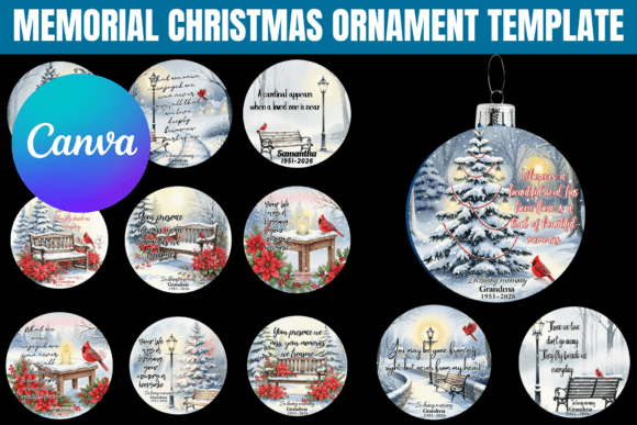 Honoring Loved Ones: The Memorial Christmas Ornament Template
