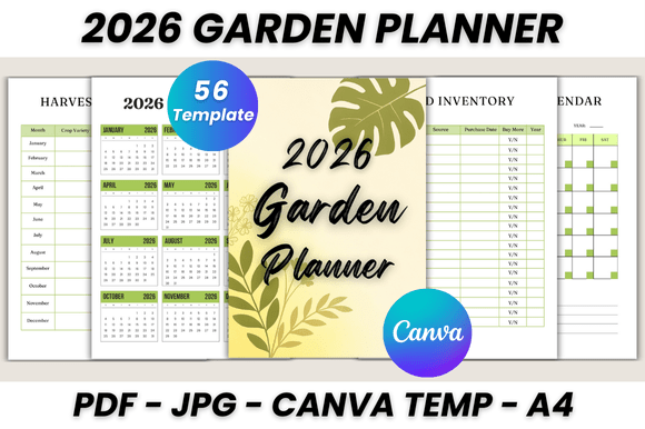 Master Your 2026 Garden with This Canva Planner