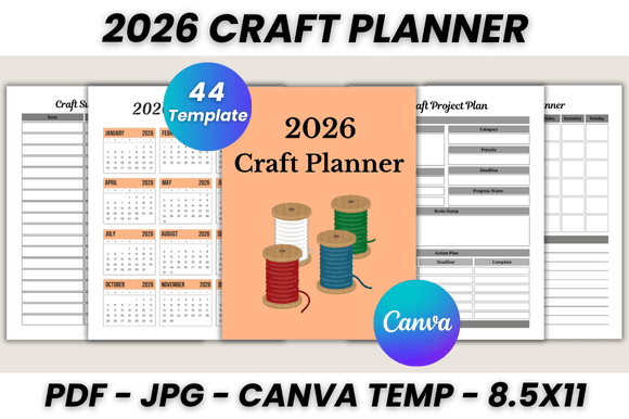 Mastering Your Creative Workflow with the 2026 Craft Planner