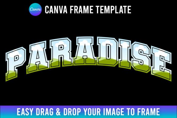 Paradise Canva Frame Editable Template: Your Design Shortcut