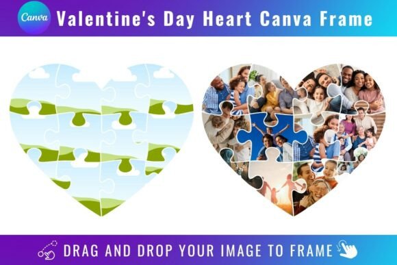Valentine's Day Heart Canva Frame: Your Quick Design Solution