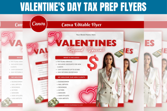 Valentine's Day Tax Prep Flyers: Your Seasonal Marketing Secret